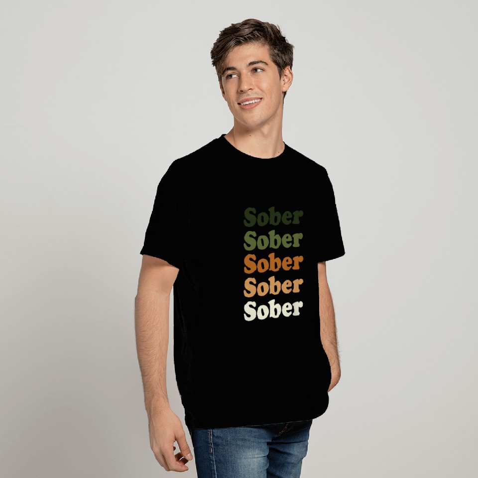Sober Repeat natural T Shirts