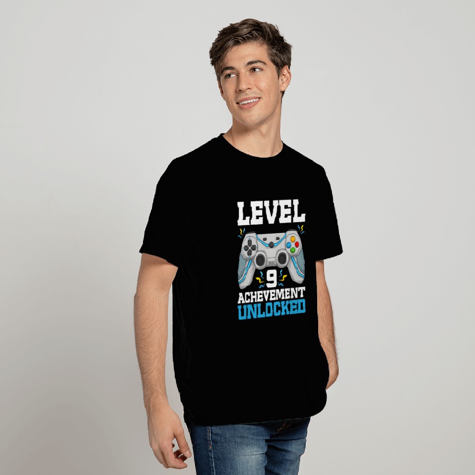 Nine 9Yr Bday Son Gamer 9Th 9 T Shirts