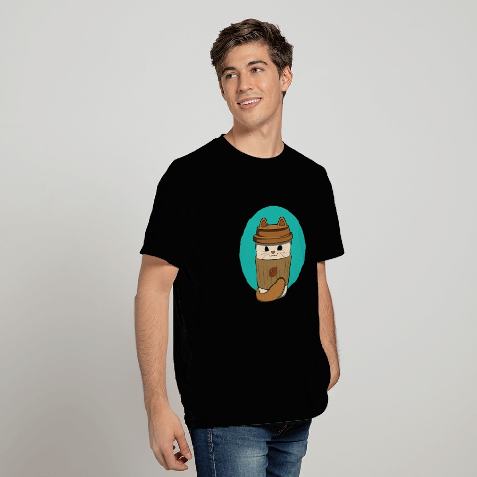 Coffee Cat T Shirts