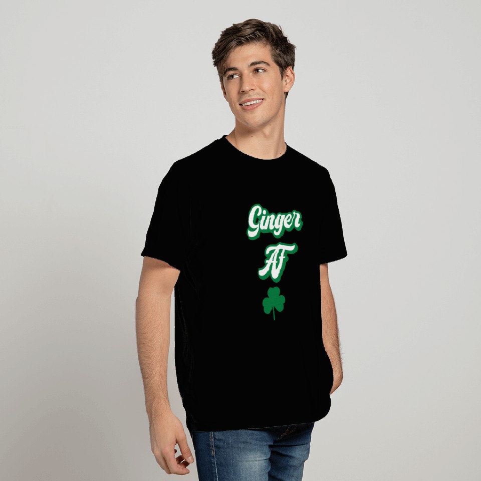 Ginger Af St Patric Day Drinking For Redhead St T Shirts