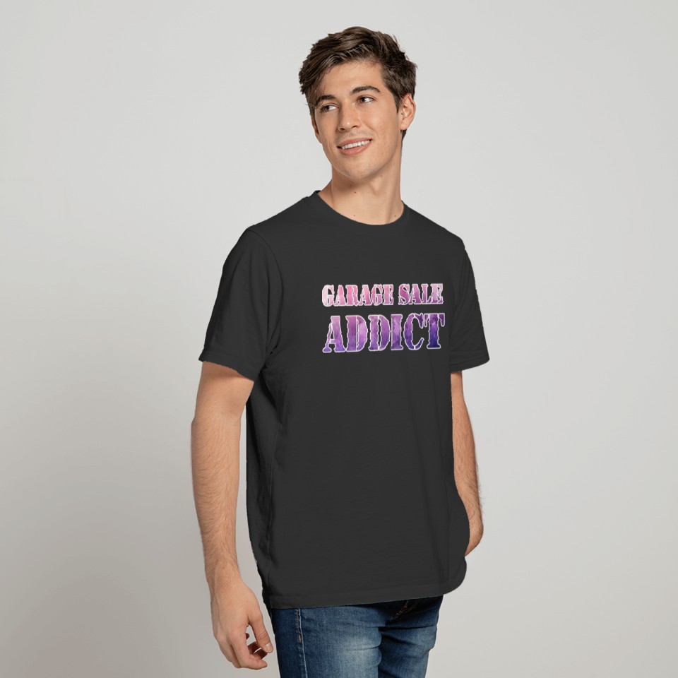 Garage Sale Addict pink purple watercolor T Shirts