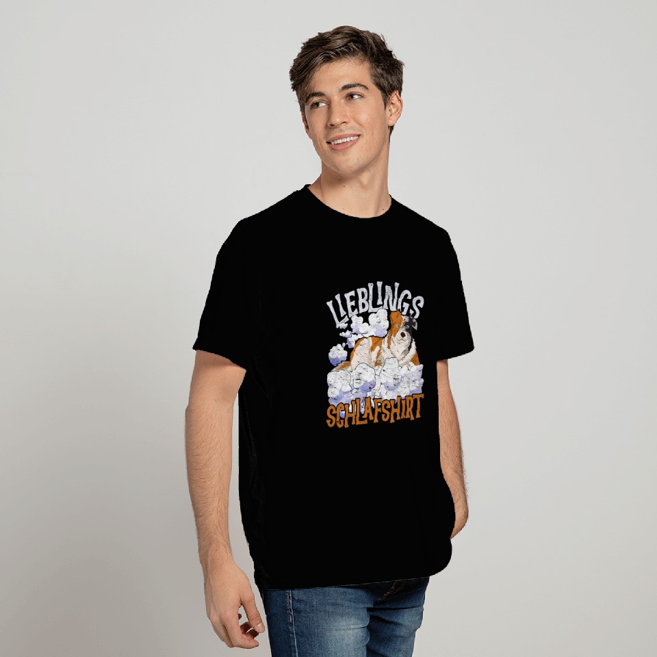 Dog sleep T Shirts gift Australian Shepherd