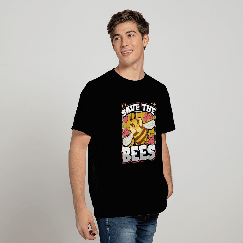 Save The Bees Cute Bumblebee T Shirts