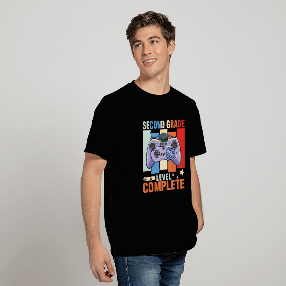 Second Grade Level Complete Gamer Senior Class Of T Shirts