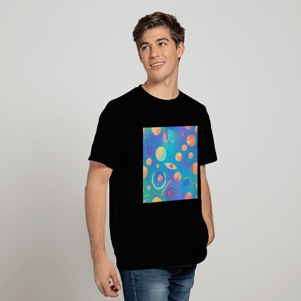 Galaxy nebula art T Shirts