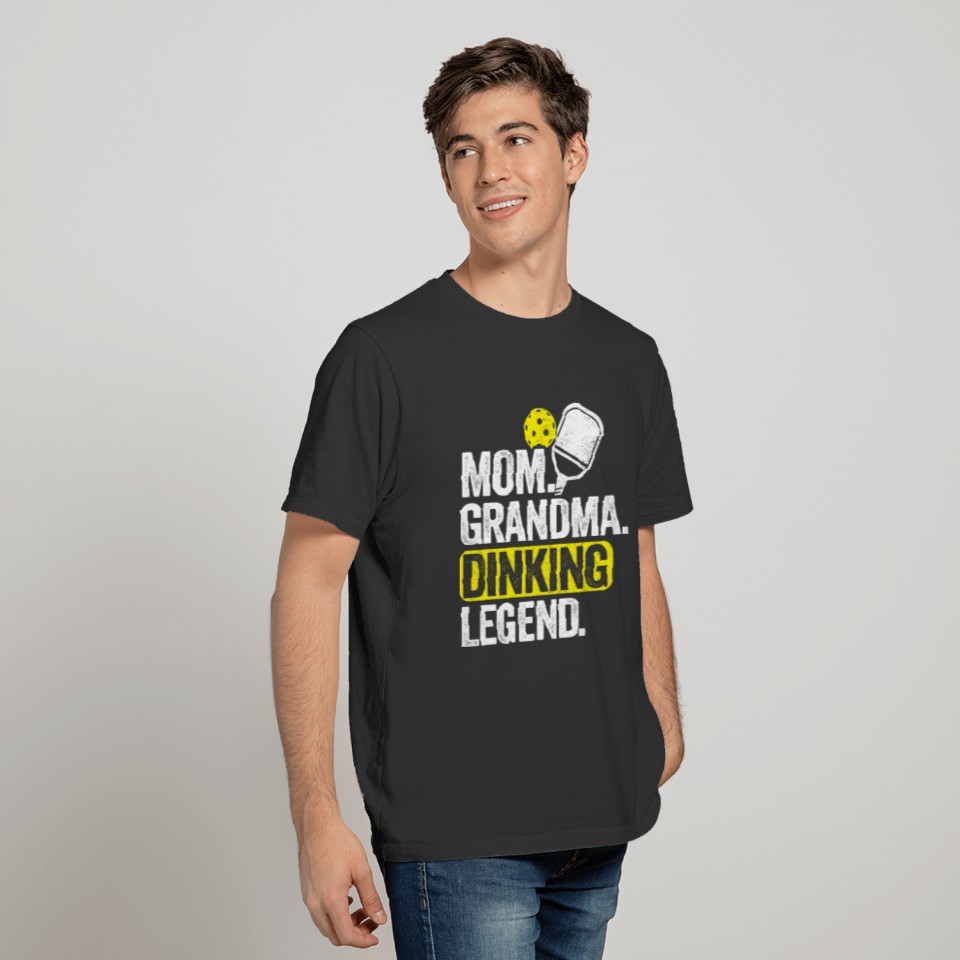 Mom Grandma Dinking Legend Funny Pickleball T Shirts