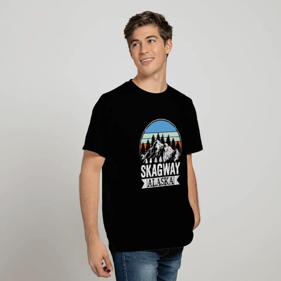 Skagway Alaska Moose Vacation Souvenir T Shirts