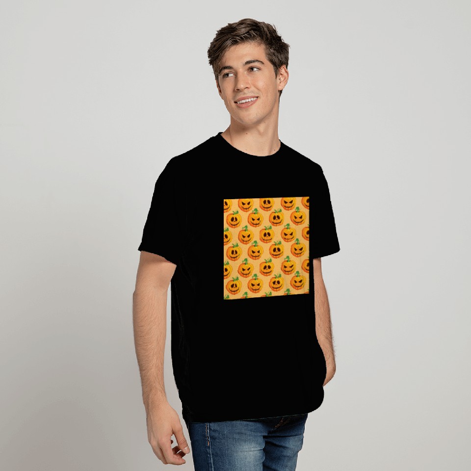 Halloween Pumpkin Orange T Shirts