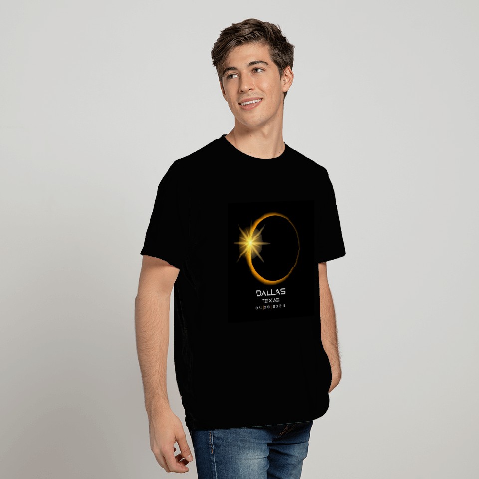 Dallas Texas Eclipse 2024 Souvenir April 8 Cool T Shirts