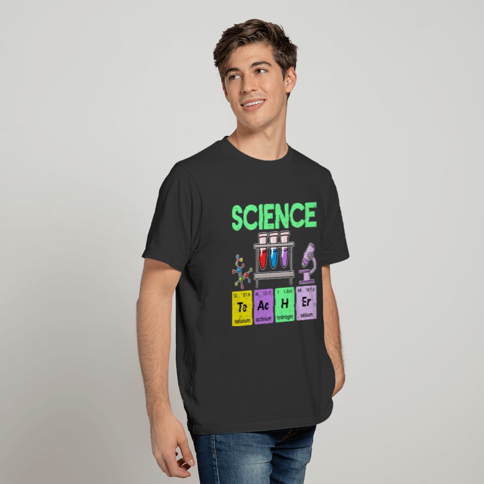 Science Teacher Periodic Table Elements Chemistry T Shirts