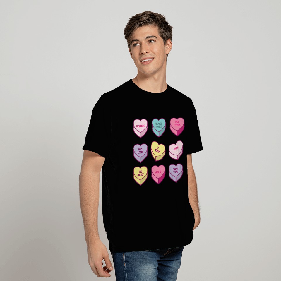 Sassy Anti Valentines Day Conversation Candy T Shirts