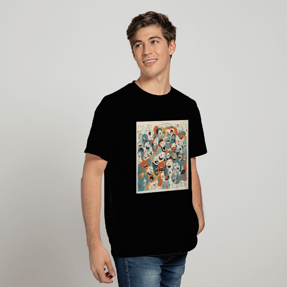 Visible Laughter: Joyful Art T Shirts
