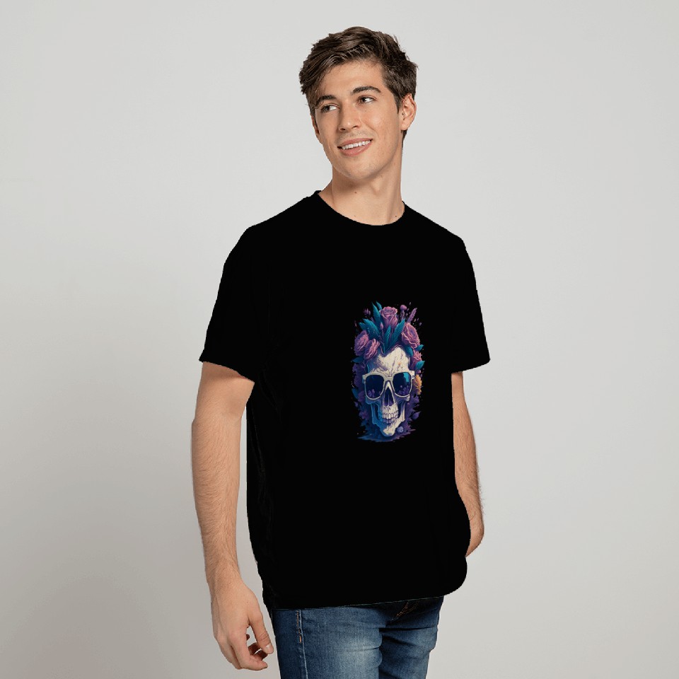 Floral Skull | C02 T Shirts