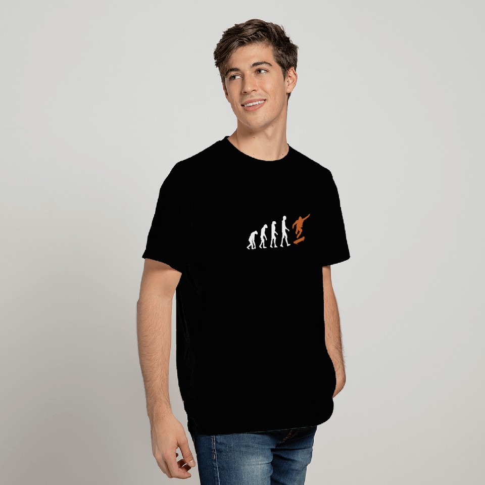 Skateboard Evolution Skaterboy Skateboardkid T Shirts