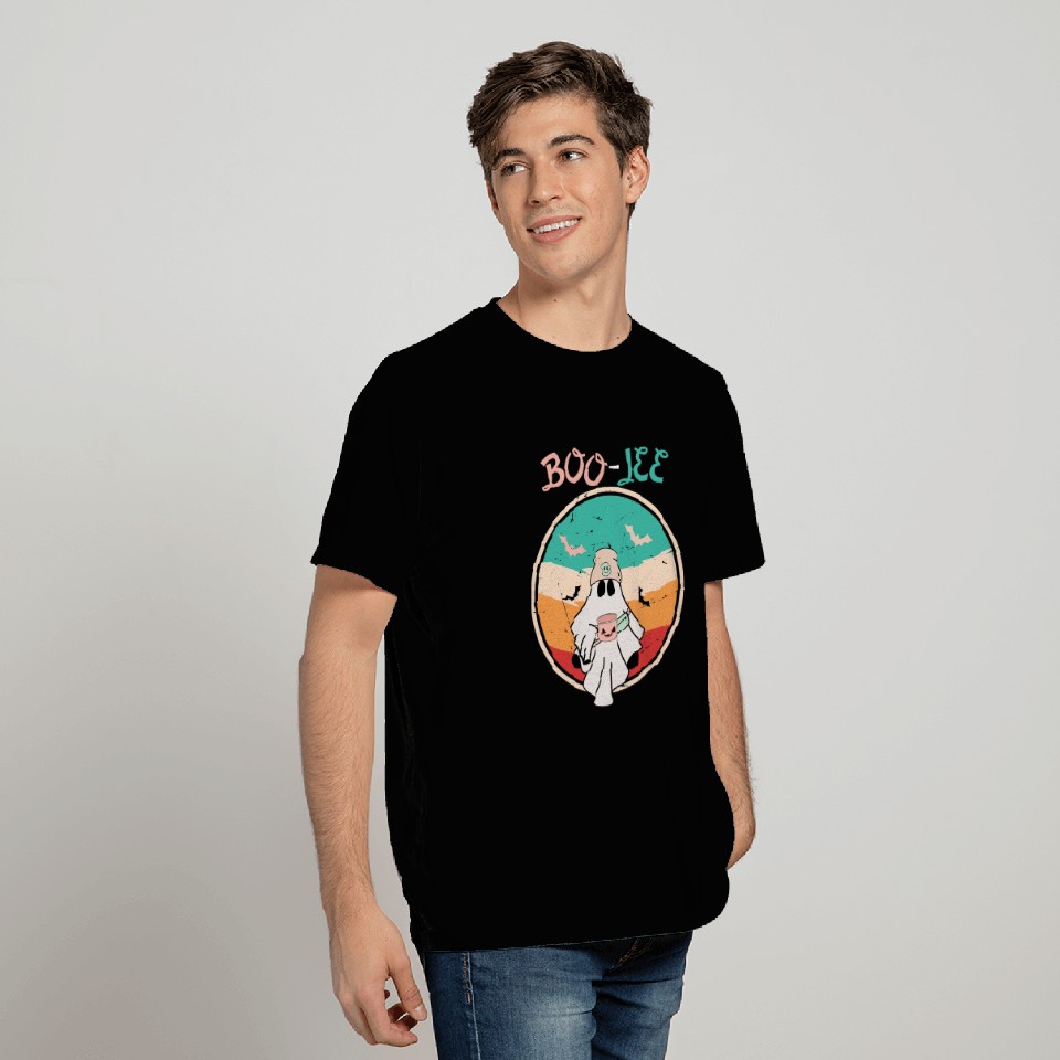 Cute ghost boo-jee Retro Halloween T Shirts