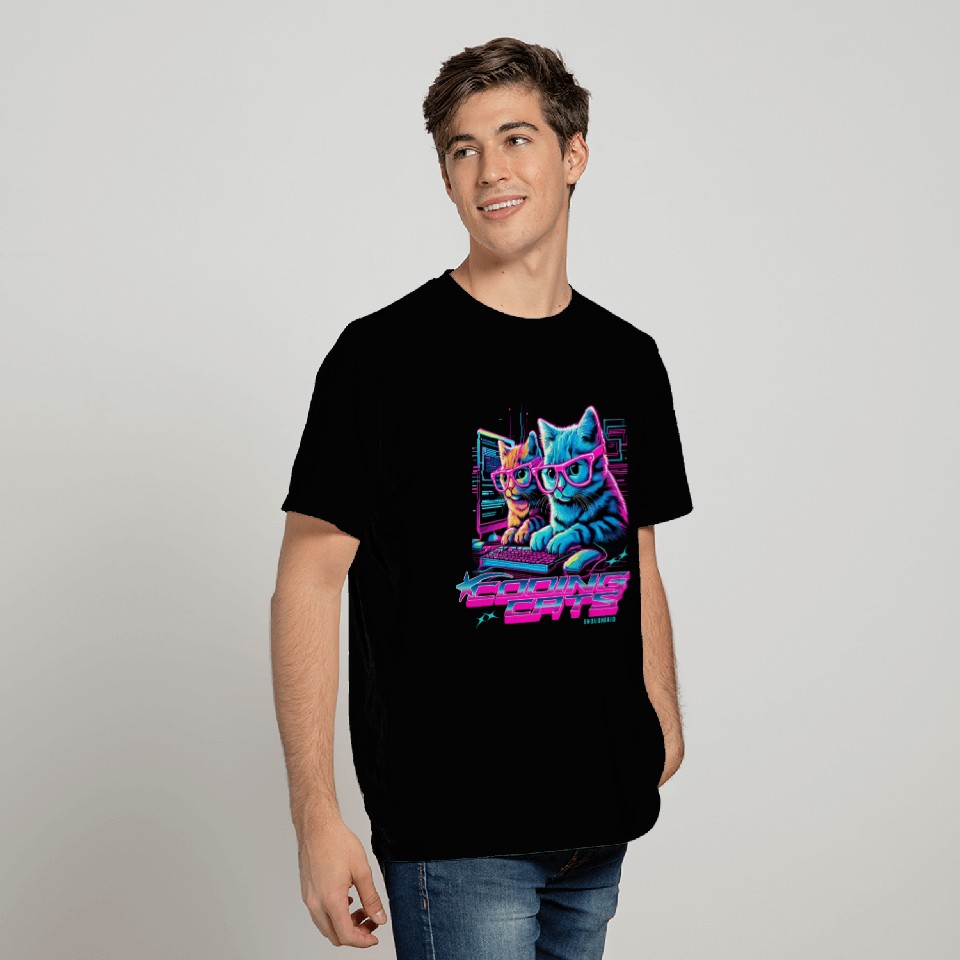 Coding Cats Programmer T Shirts