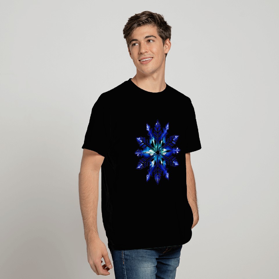 Watercolor snowflake T Shirts