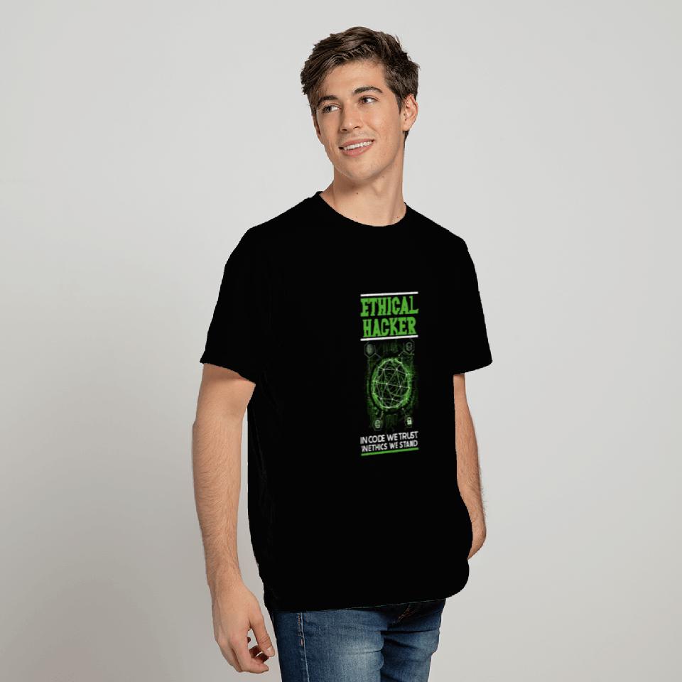 Ethical Hacking Analyst Ethical Cyber Security T Shirts