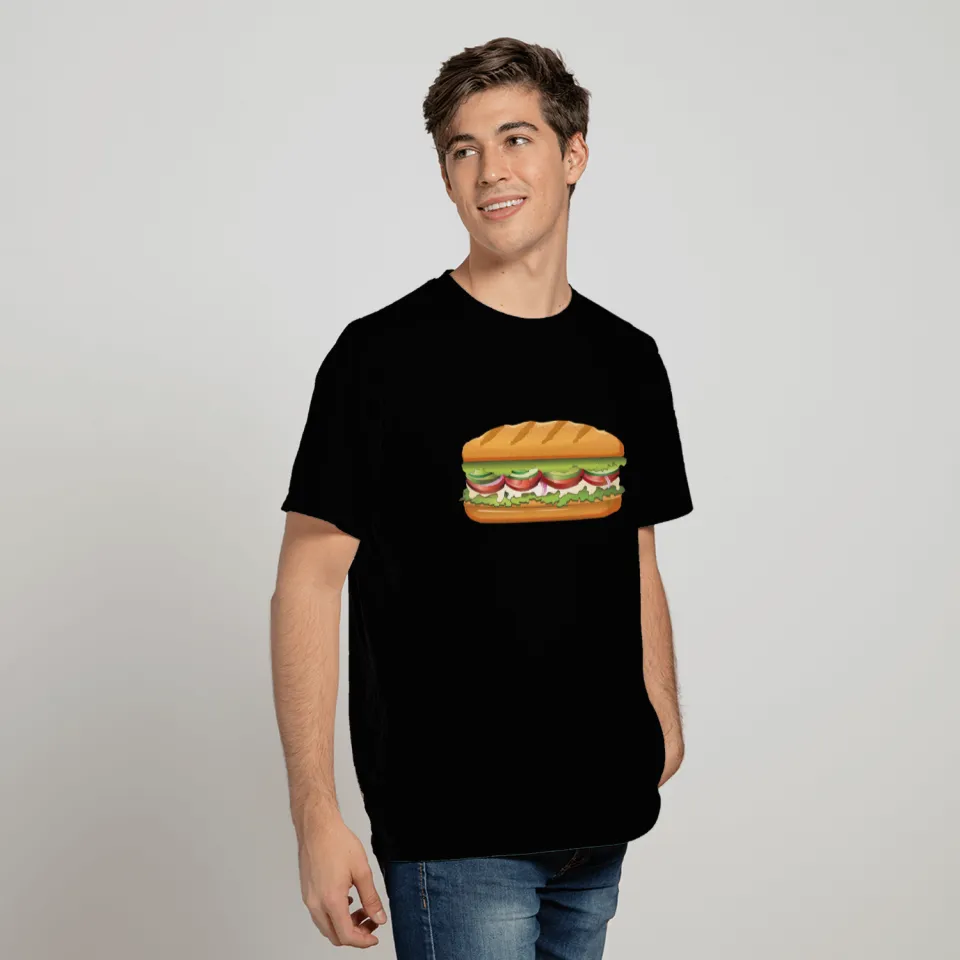 Subway Sandwich Design T Shirts