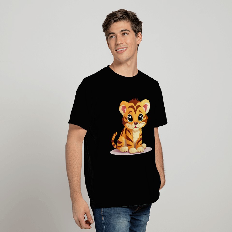 Cute Tiger Cub T Shirts