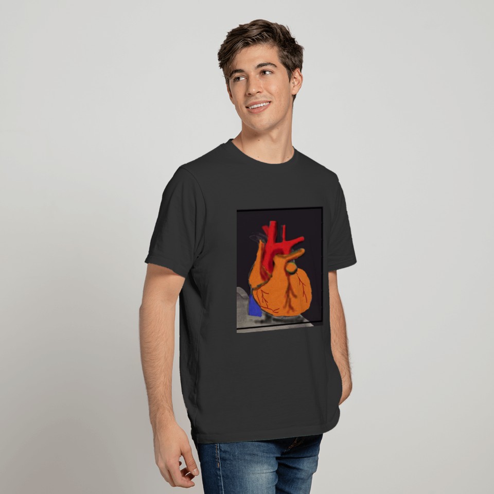 3D HEART T Shirts