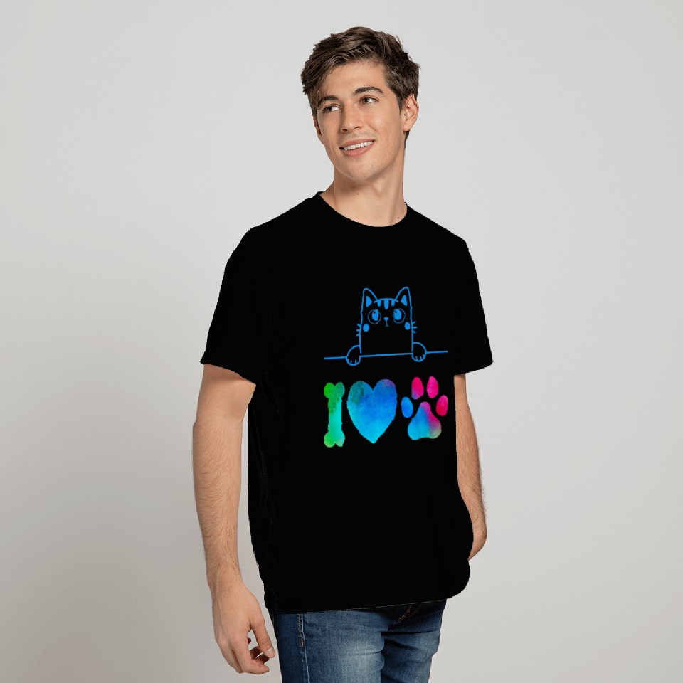 i love cat T Shirts