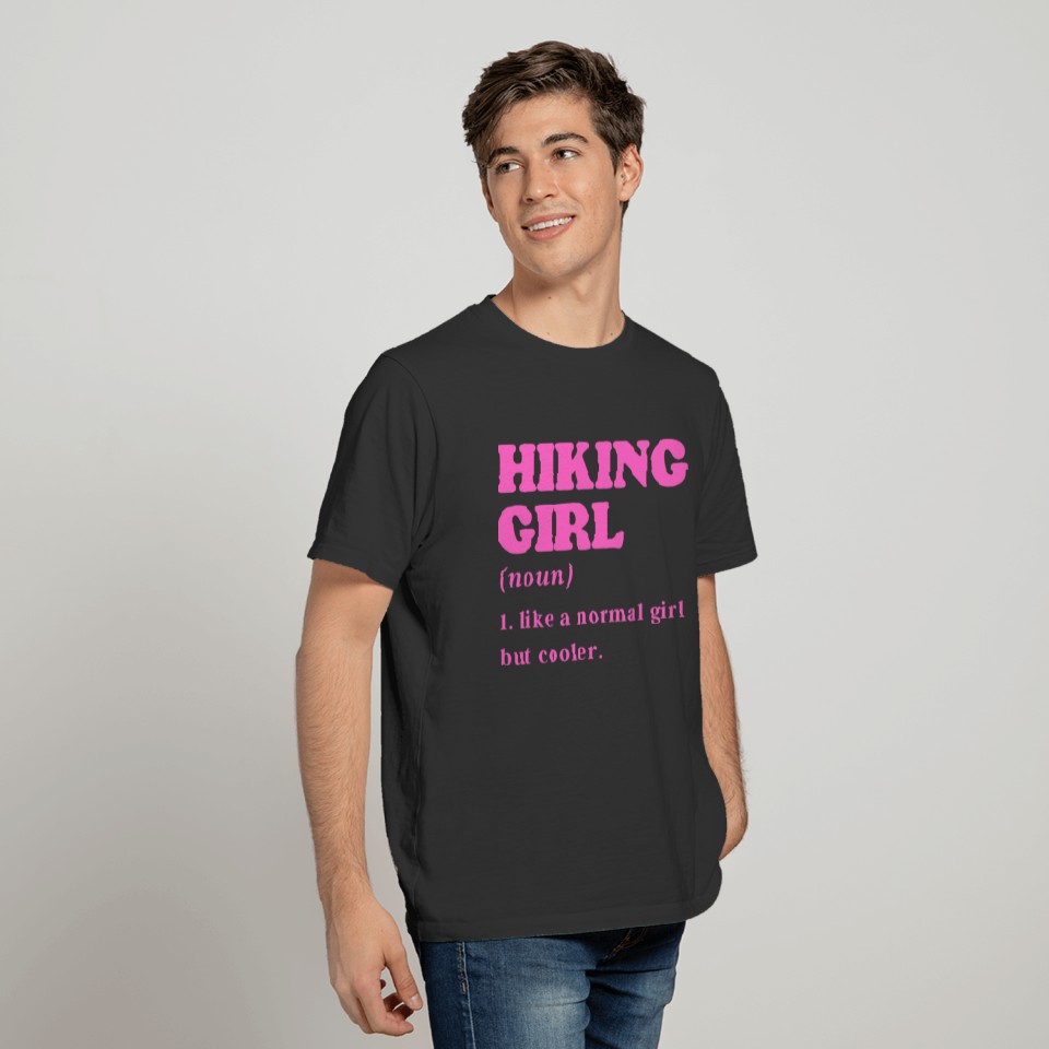 hiking girl definition T Shirts