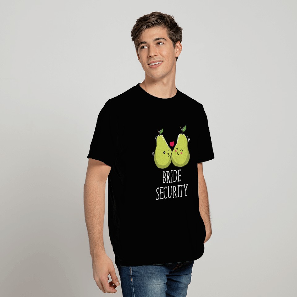 Bride Security Funny Wedding Little Ring Bear T Shirts