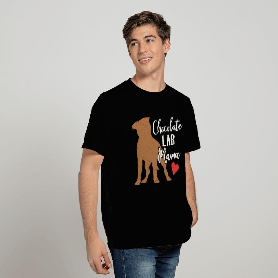 Chocolate Lab Mama Owner Labrador Retriever T Shirts