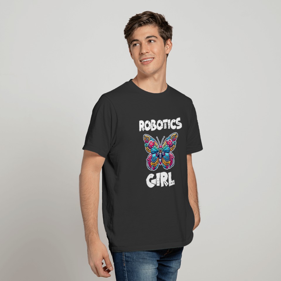 Robot Robotics Girl Women T Shirts