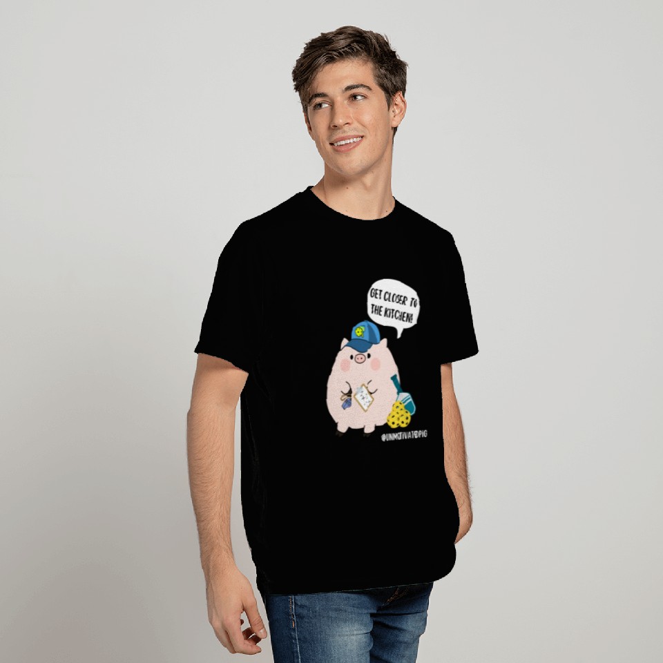 Pickleball Pig Serving T Shirts