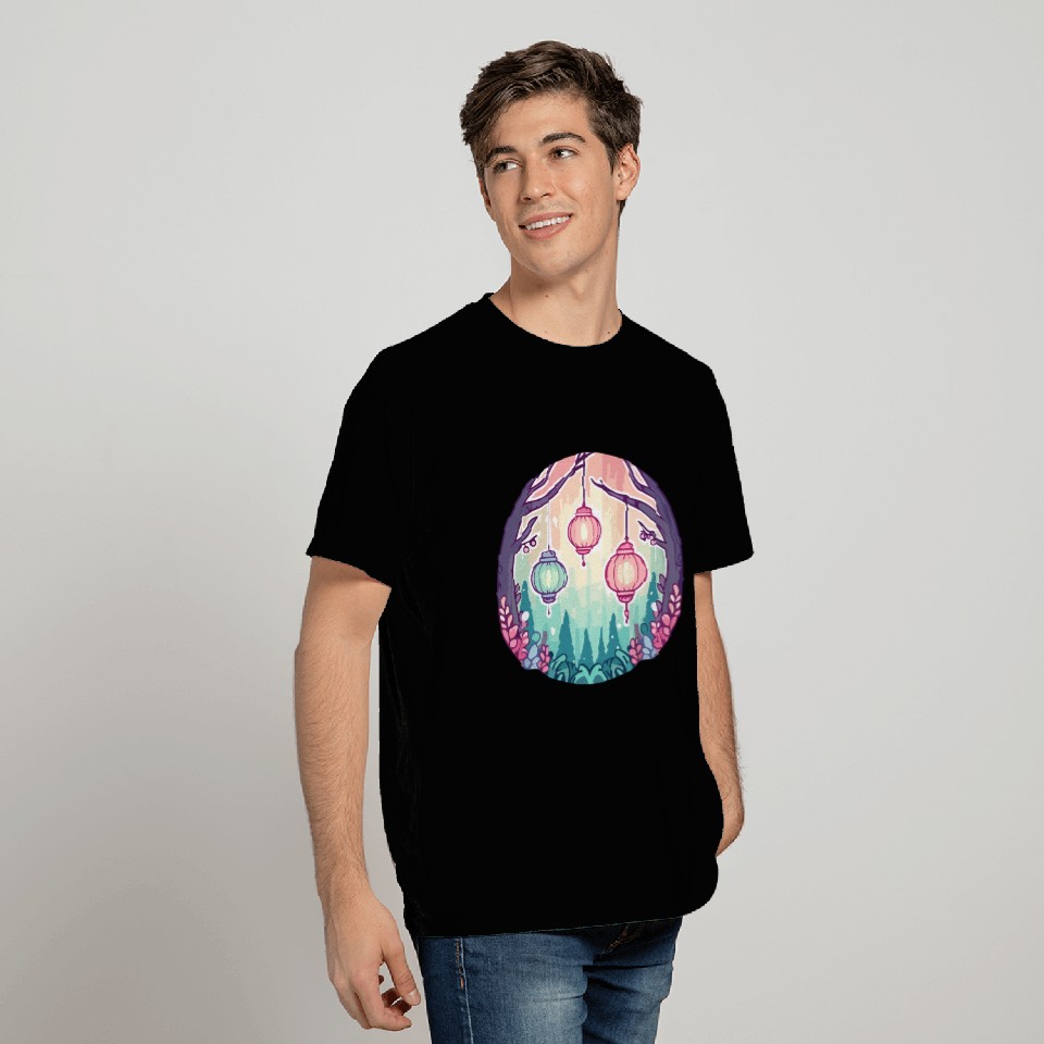 Enchanted Lanterns: Twilight Grove T Shirts