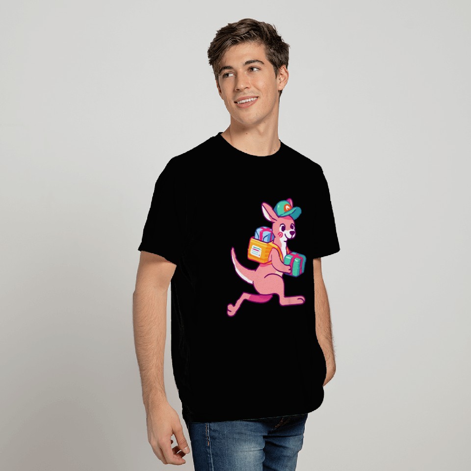 Speedy Delivery: Kangaroo Courier T Shirts