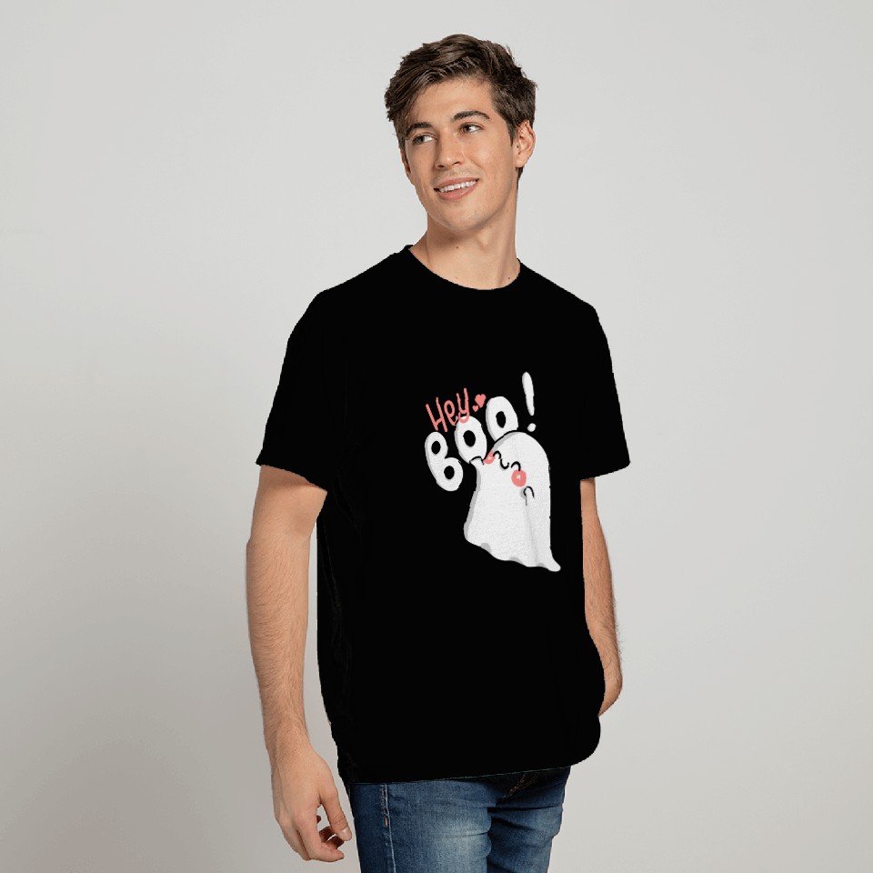 Hey Boo! Cute ghost T Shirts