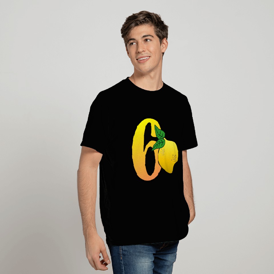 Number 60th Birthday - Lemon T Shirts