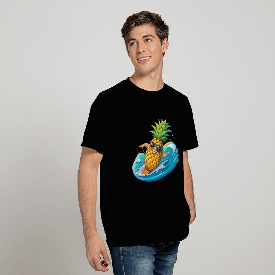 Pineapple Surfer T Shirts