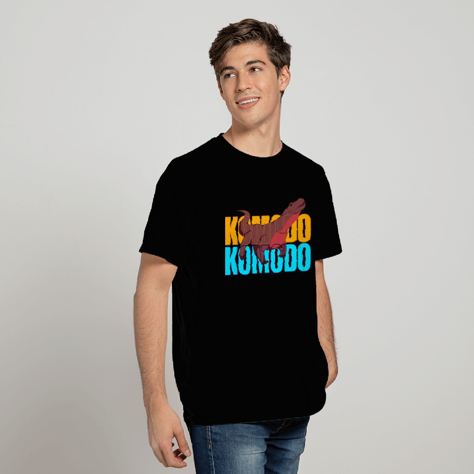Fierce Komodo Dragon T Shirts