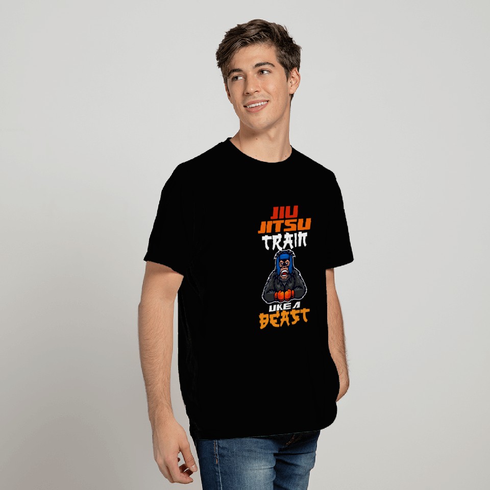 Train like a Beast Jiu Jitsu 4 T Shirts