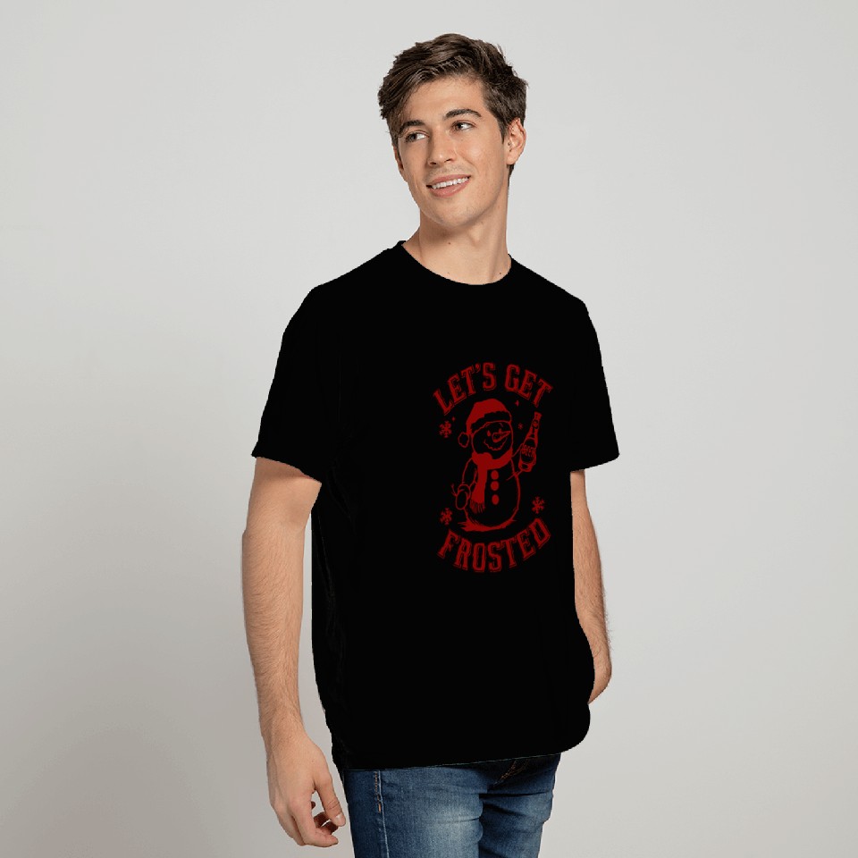 Lets Get Frosted, Merry Christmas T Shirts