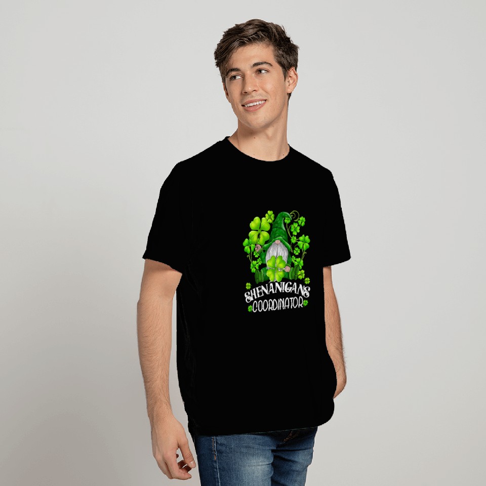 Shenanigans Coordinator St. Patricks Day Gnome T Shirts
