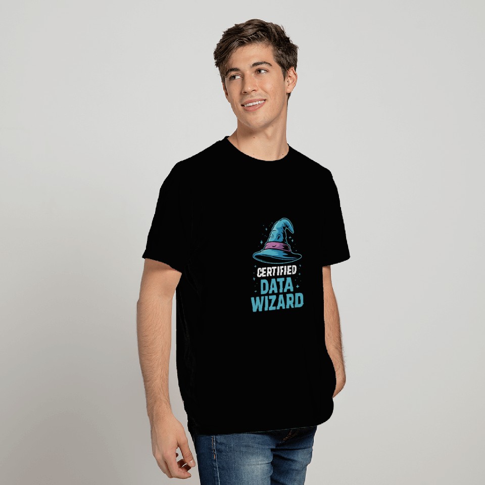 Certified Data Wizard Data Scientist T Shirts