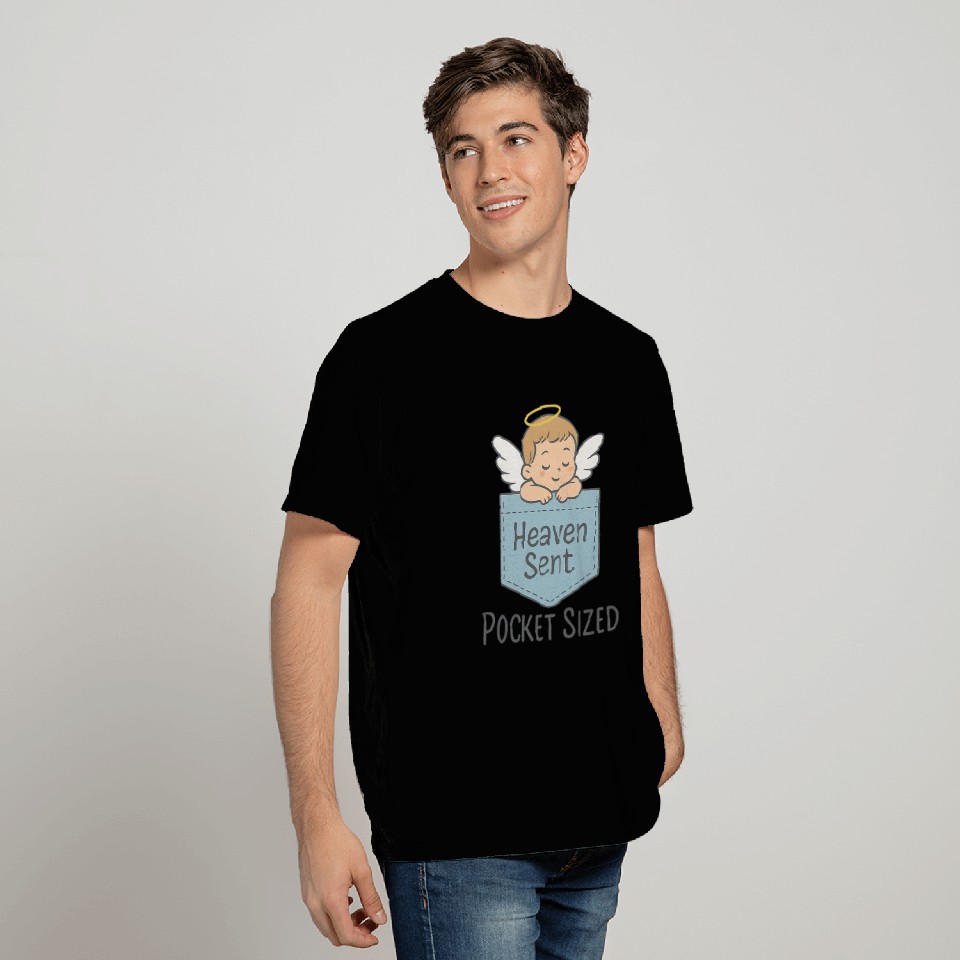 Heaven sent Pocket sized T Shirts