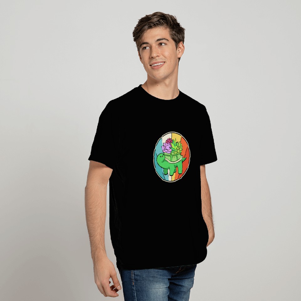 Succulent Plant Turtle T Shirts