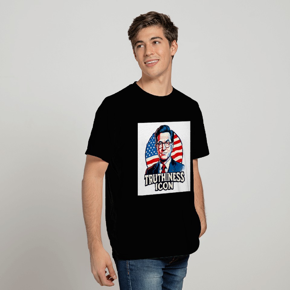 Stephen Colbert – Truthiness Icon Retro T Shirts