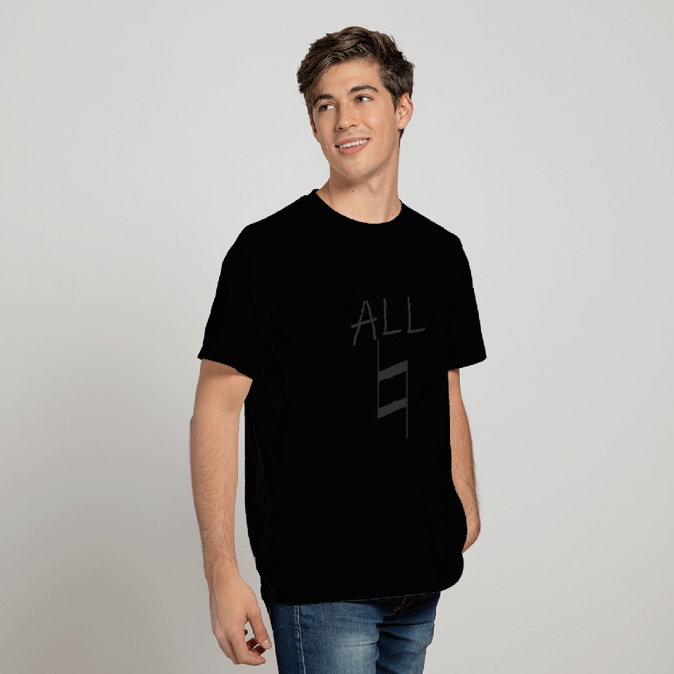 ALL NATURAL (black font) T Shirts