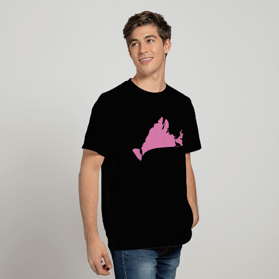 Pink Martha's Vineyard island T Shirts