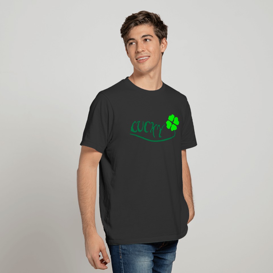 Lucky txt shamrock -11 T-shirt