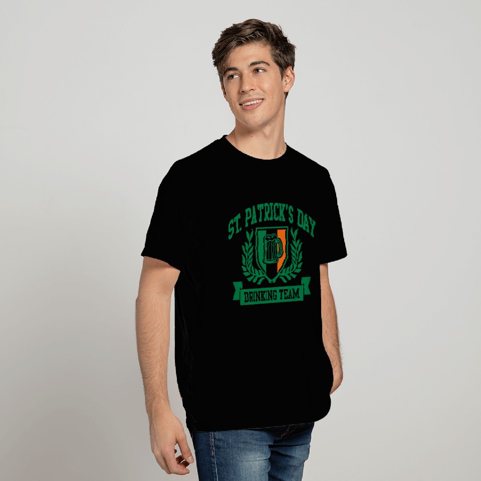 st. patrick's day drinking team T Shirts