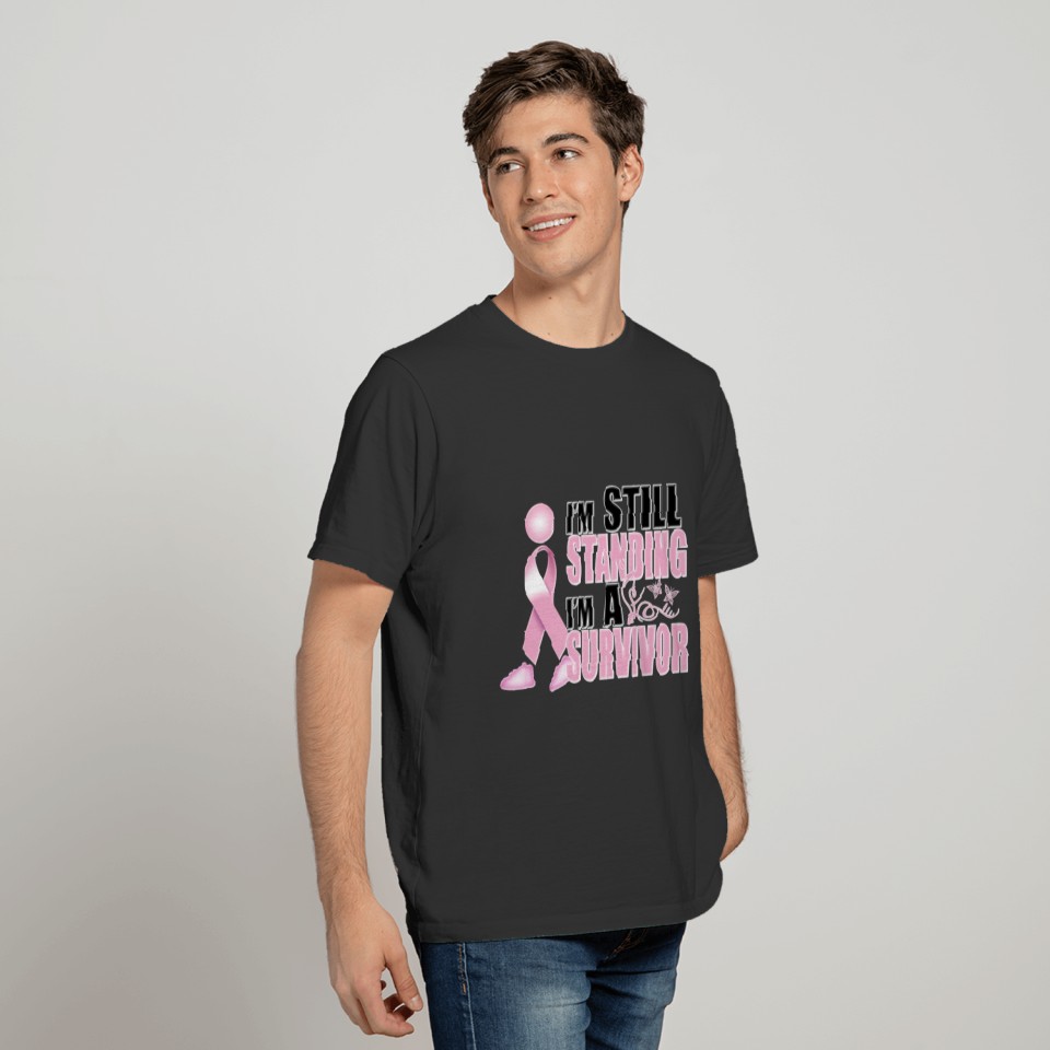 Breast Cancer Still Standing, Still A Survivor T-shirt