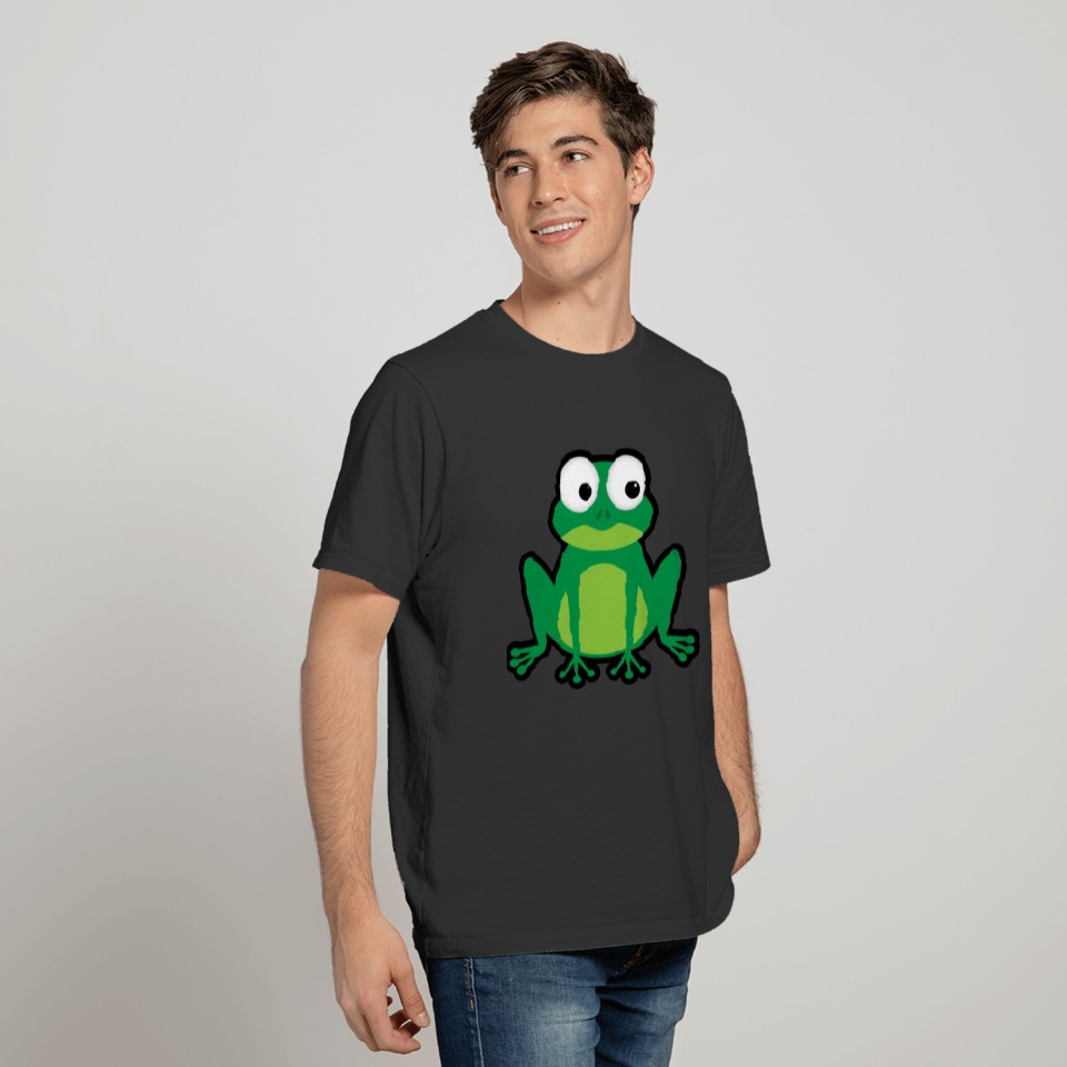 Cute Cartoon Frog T-shirt
